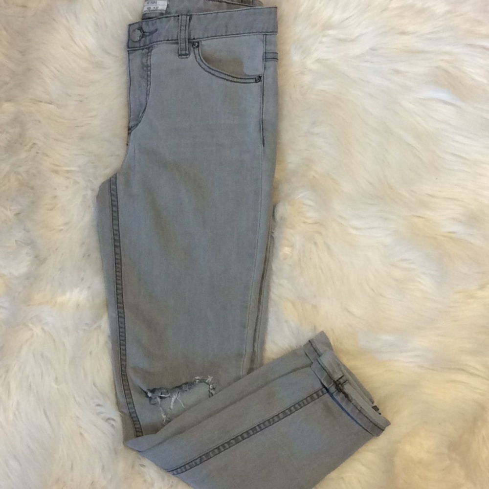Free People Grey Jeans